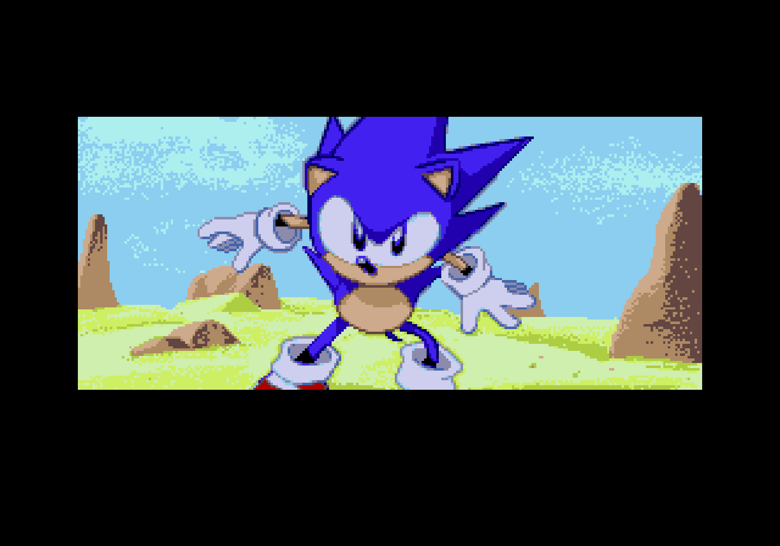 captura de tela de sonic cd